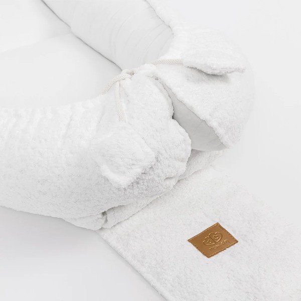 Bílé hnízdečko pro miminko 55x83 cm – Meowbaby-image-1