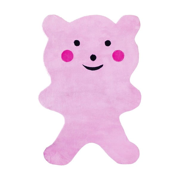 Dětský koberec Mavis Teddy Bear Pink, 120x180 cm