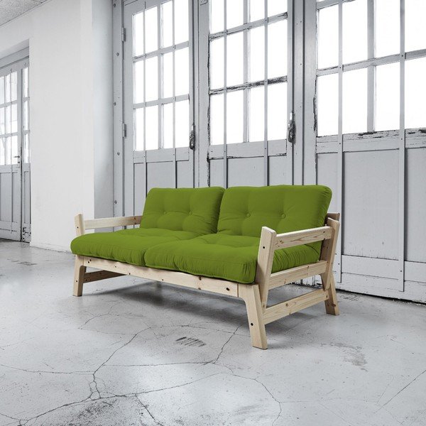 Rozkládací pohovka Karup Step Natural/Lime-image-2