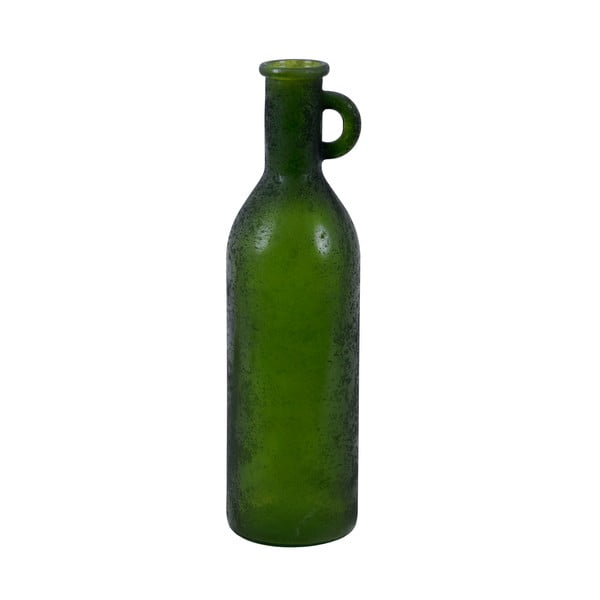 Zelená skleněná váza Ego Dekor Botellon Grey, 4,35 l