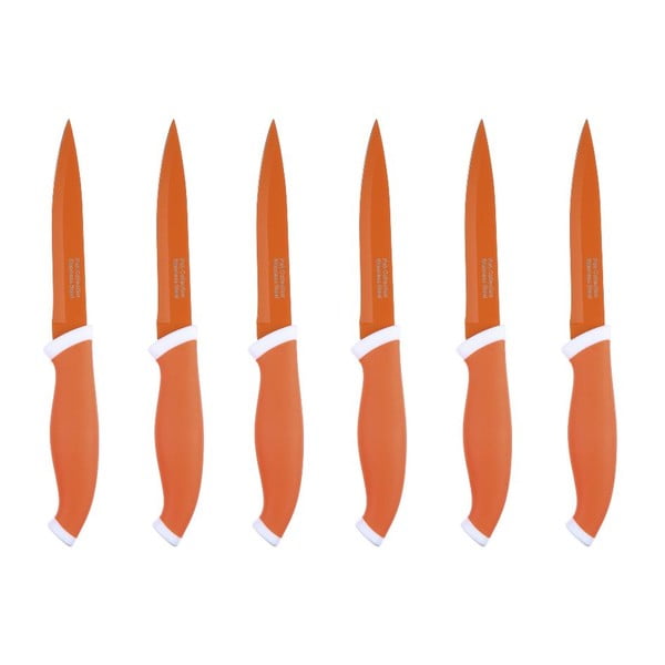 Sada 6 ks nožů Orange
