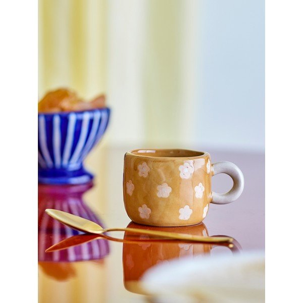 Hnědý keramický dětský hrnek 110 ml Nini – Bloomingville-image-1