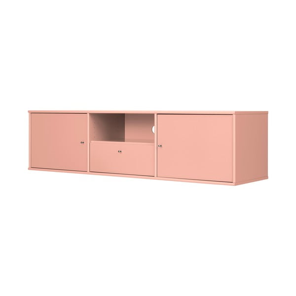 Růžový TV stolek 161x42x45 cm Mistral – Hammel Furniture-image-1