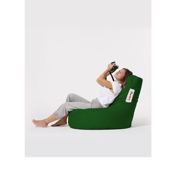 Tmavě zelený sedací vak Lina – Floriane Garden-image-4