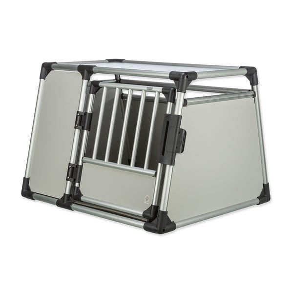 Přepravka pro domácího mazlíčka ve stříbrné barvě 65x93 cm Trixie L – Plaček Pet Products