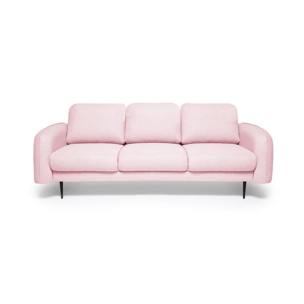Růžová sedačka Vivonita Skolm, 213 cm