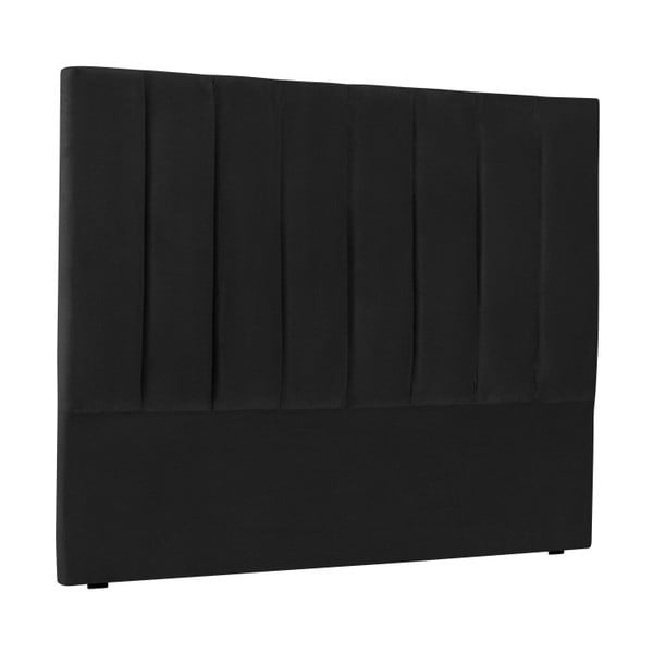 Černé čelo postele Cosmopolitan Design Los Angeles, šířka 200 cm