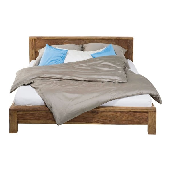 Postel z exotických dřevin Kare Design Authentico Bett, 160 x 200 cm-image-4