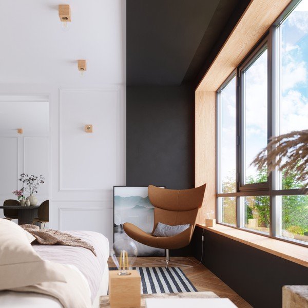 Stropní svítidlo v přírodní barvě 10x10 cm Gabi – Sollux-image-4