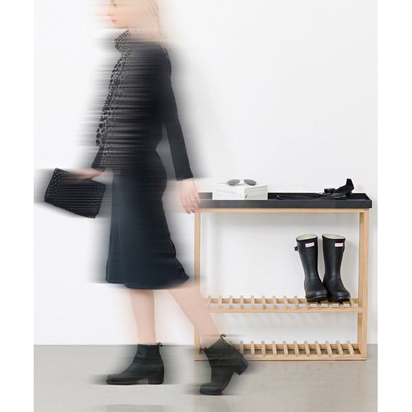 Botník/úložný stolek s bílou deskou Wireworks Hello Storage-image-3