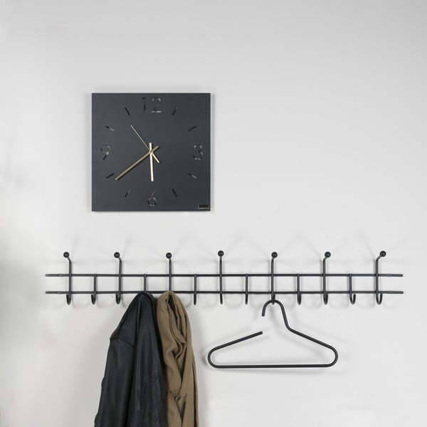 Černý kovový nástěnný věšák 119 cm Barato – Spinder Design-image-3