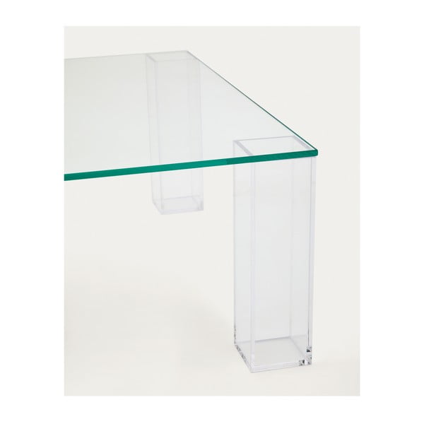 Skleněný konferenční stolek 85x85 cm Adularia – Kave Home-image-4