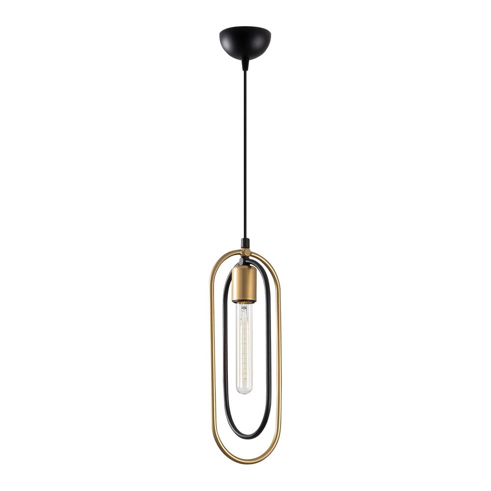 Závěsné svítidlo v černo-zlaté barvě Cerco – Opviq lights