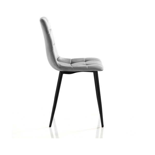 Šedé sametové jídelní židle v sadě 2 ks Faffy – Tomasucci-image-1