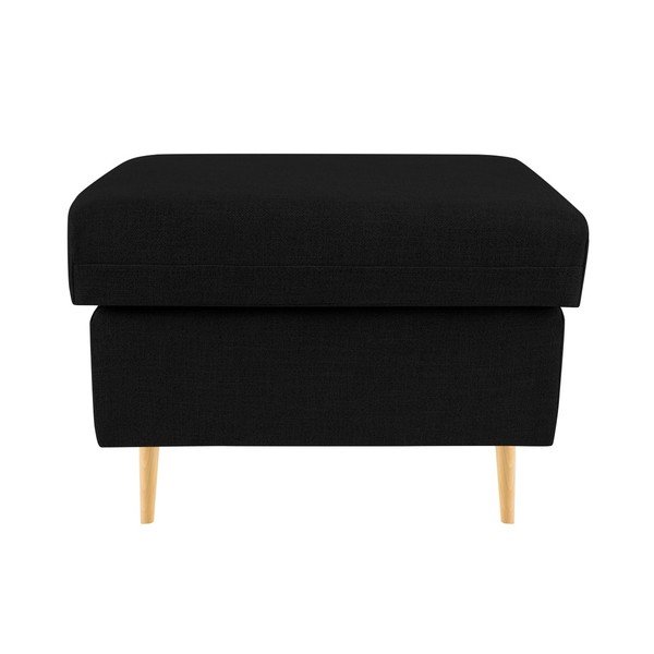 Černá podnožka Mazzini Sofas Iris