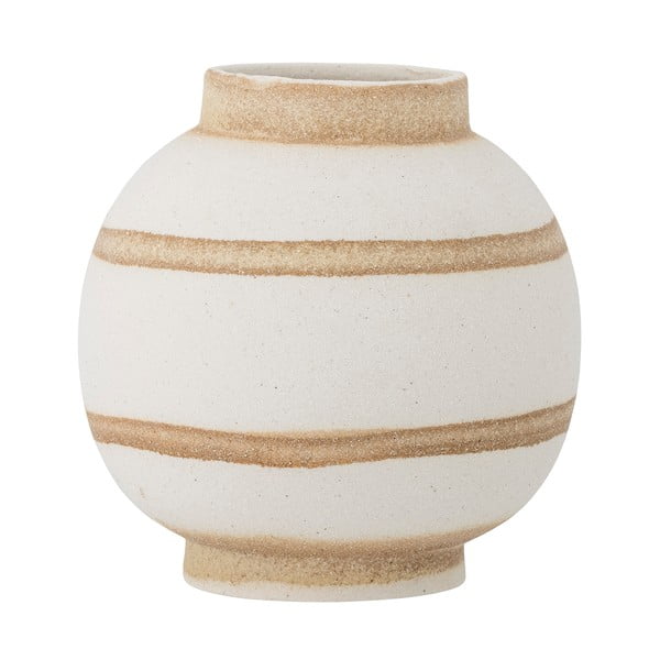 Bílá váza z kameniny (výška 18 cm) Sahifa – Bloomingville