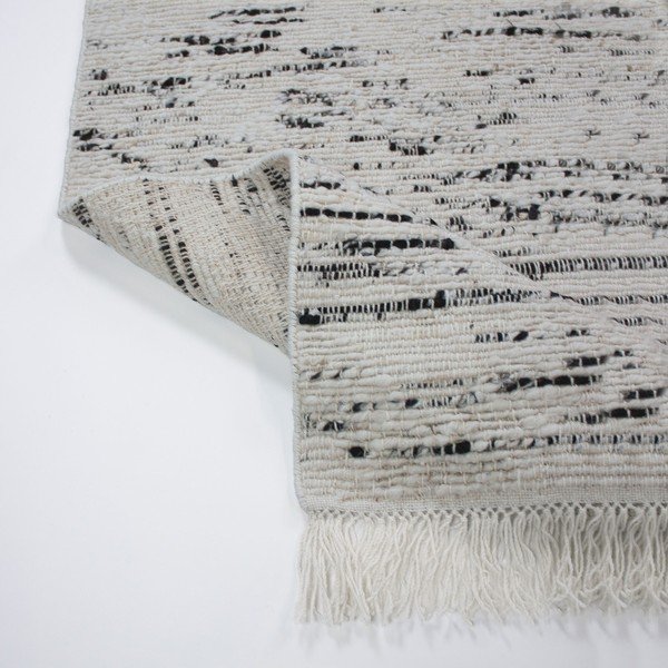 Šedý/slonovinový ručně tkaný vlněný koberec 160x230 cm Ellsa  – Flair Rugs-image-2