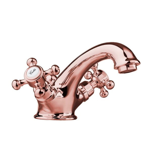 Růžová stojánková umyvadlová baterie Antea – Sapho-image-2