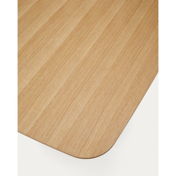 Jídelní stůl v dekoru dubu v přírodní barvě 100x240 cm Litto – Kave Home-image-3