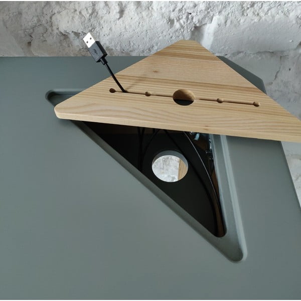 Bílý rohový pracovní stůl Ragaba Ashme-image-1