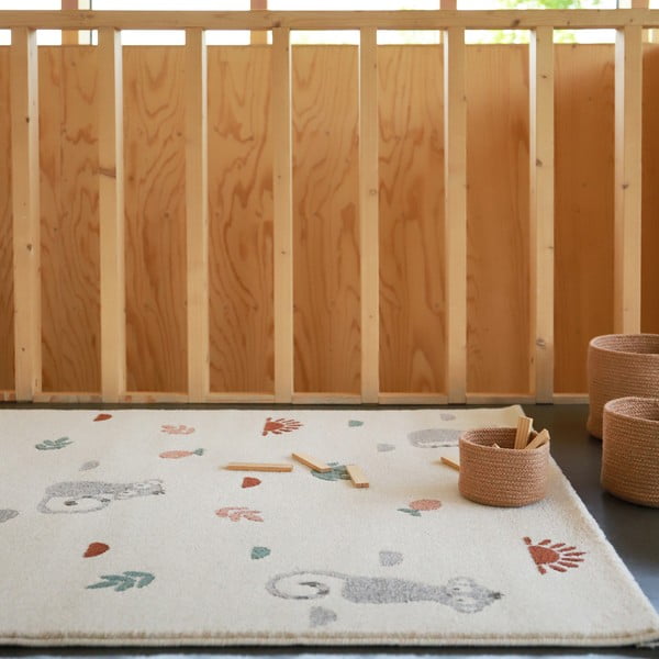 Dětský koberec Nattiot Little Wild Monkey, 120 x 170 cm-image-1