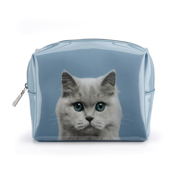 Kosmetická taštička Catseye London  Cat on Blue, velká