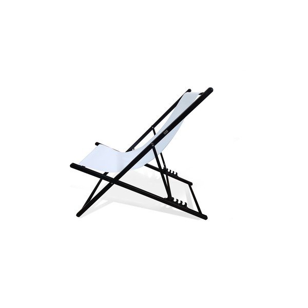 Bílé skládací zahradní lehátko Bonami Essentials Deck, délka 106 cm-image-2