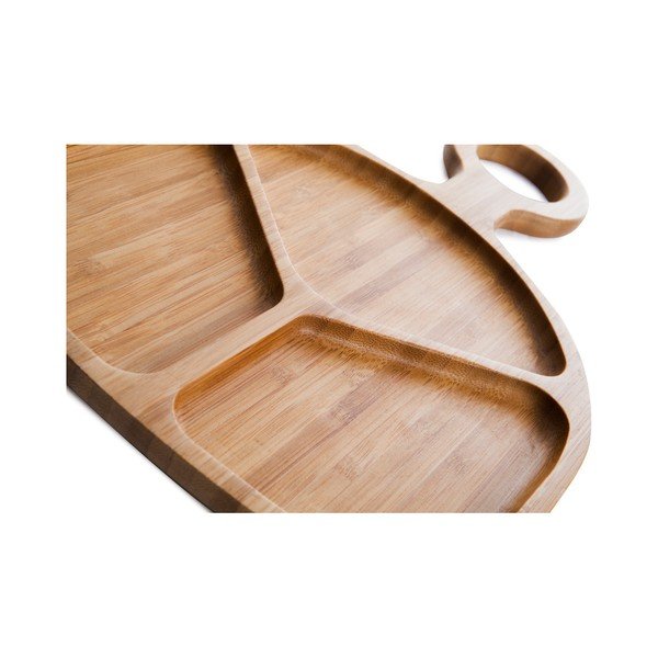 Servírovací podnos z bambusu Bambum Matti, ⌀ 30 cm-image-3