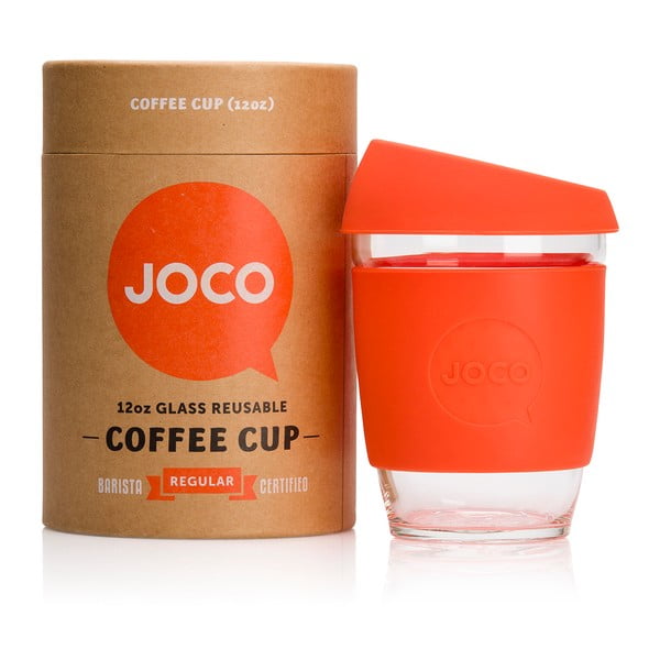 Cestovní hrnek na kávu Joco Cup 340 ml, oranžový
