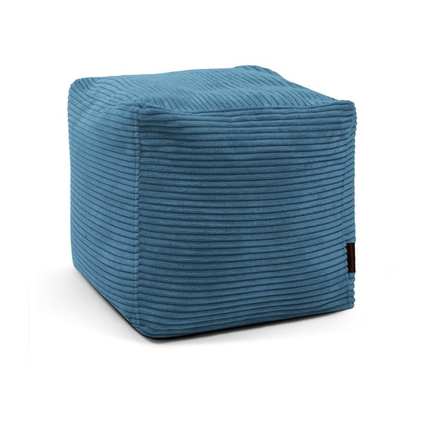 Modrý manšestrový sedací vak Up! MooG – SLOWDOWN