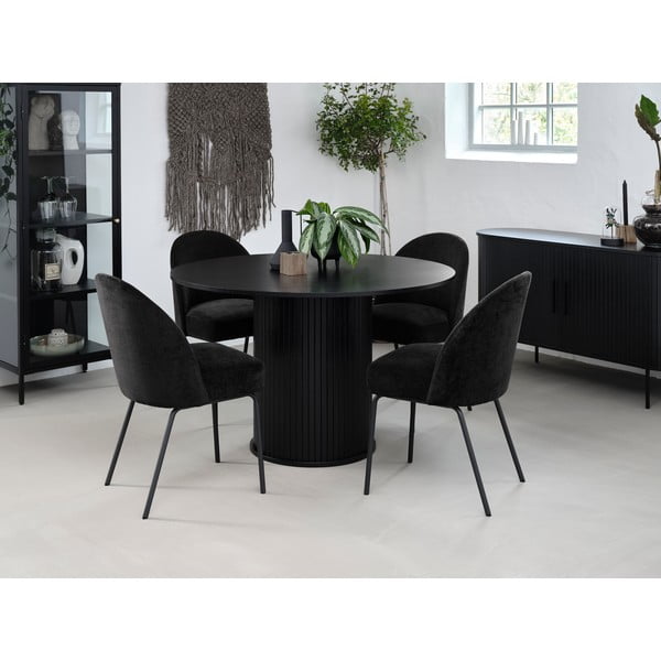 Kulatý jídelní stůl ø 120 cm Nola – Unique Furniture-image-4