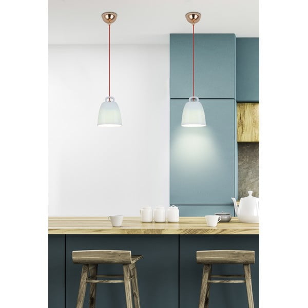 Modrý dětský lustr s keramickým stínidlem Sewilla – Candellux Lighting-image-3