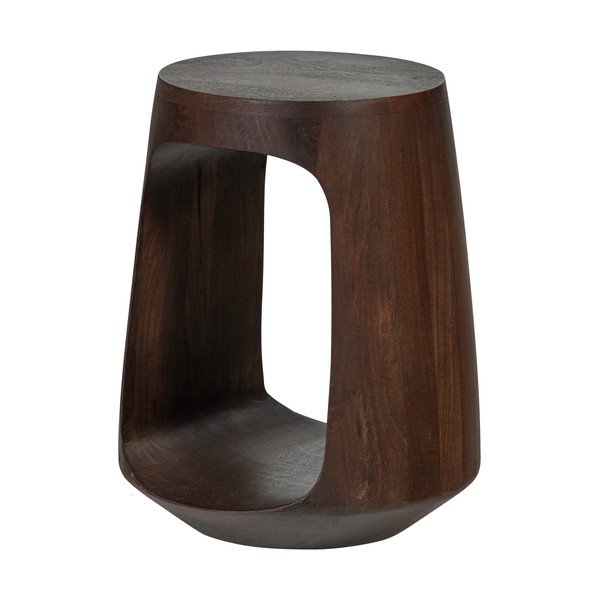 Kulatý odkládací stolek z mangového dřeva ø 33 cm Bayo – WOOOD-image-2