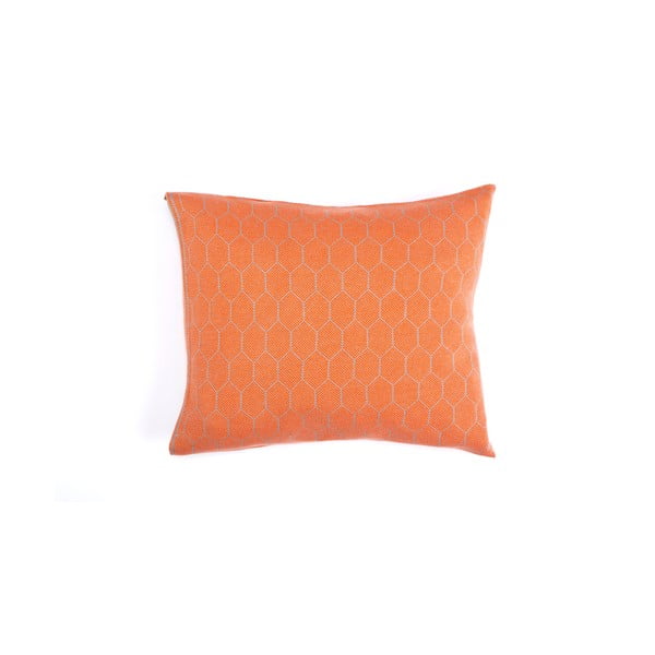 Oranžový povlak na polštář Mikabarr Hive, 50 x 50 cm