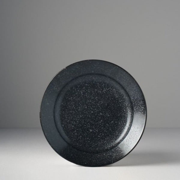 Černý keramický talíř Made In Japa Matt, ⌀ 17 cm