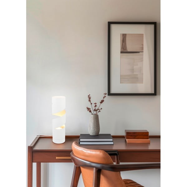 Bílá stolní lampa (výška 35 cm) Stream – Trio-image-1