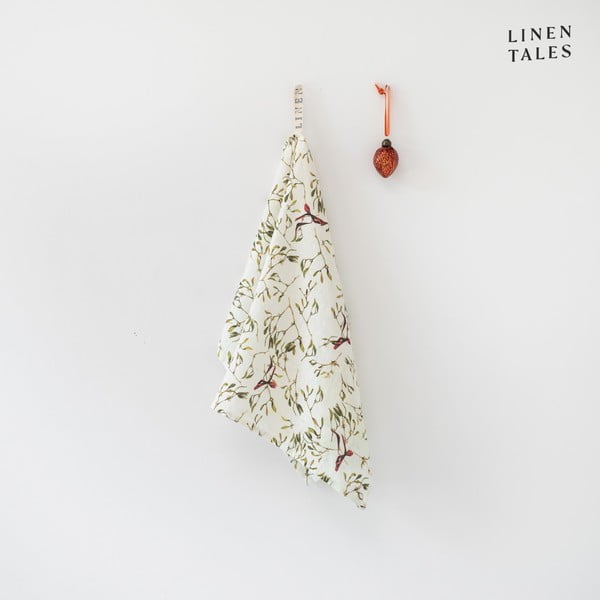 Lněná utěrka s vánočním motivem 45x65 cm – Linen Tales