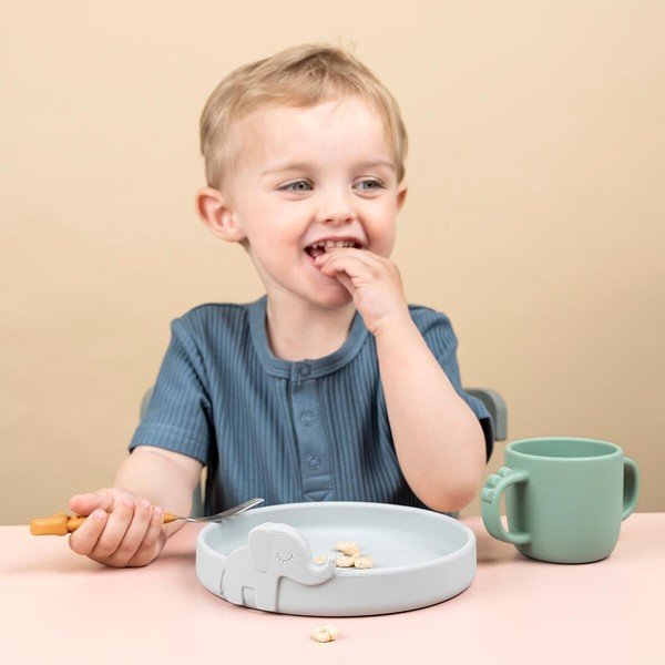 3dílný dětský jídelní set Done by Deer Peekaboo Dinner-image-1