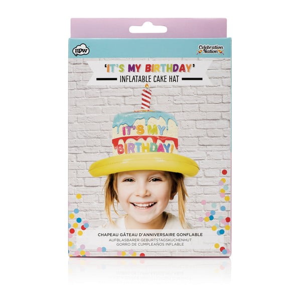 Nafukovací party čepice NPW Birthday Hat Kid