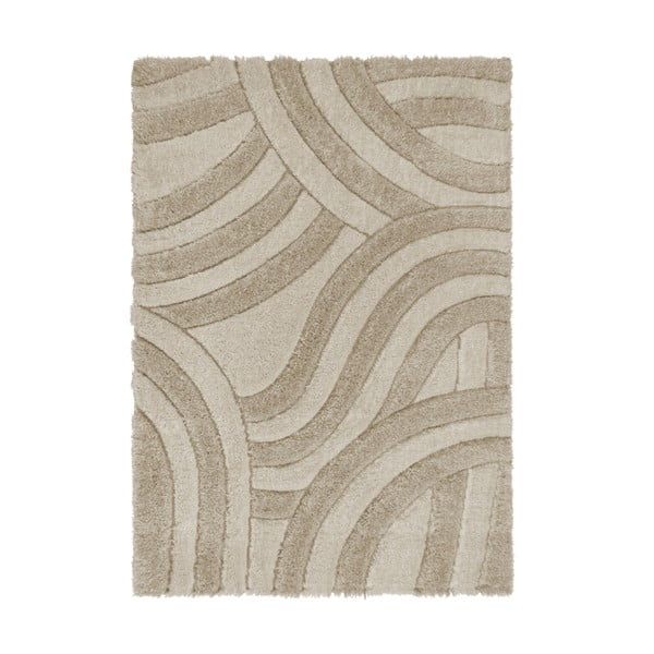 Béžový ručně tkaný koberec z recyklovaných vláken 200x290 cm Velvet – Flair Rugs