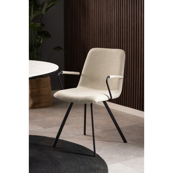 Krémové jídelní židle v sadě 2 ks Selina – Actona-image-1