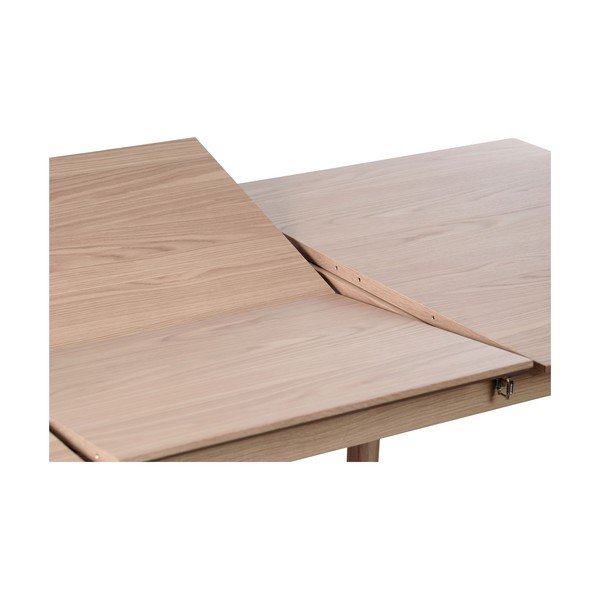 Rozkládací jídelní stůl s přídavnou deskou v dekoru dubu 95x190 cm Bari – Unique Furniture-image-1