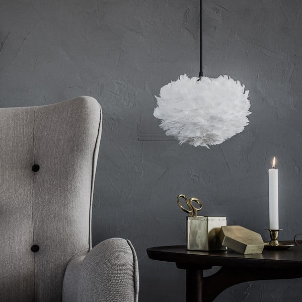 Bílé stínidlo z husího peří UMAGE EOS, ⌀ 22 cm-image-3