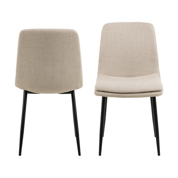 Krémová jídelní židle Becca – Actona-image-3