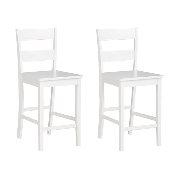 Bílá barová židle z borovicového dřeva (výška sedáku 60 cm) Torpedo – Støraa-image-3