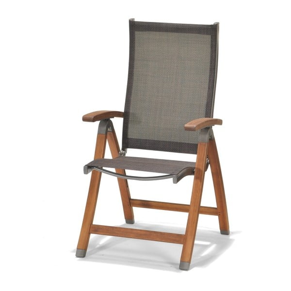Skládací zahradní židle z eukalyptového dřeva D2 Manhattan