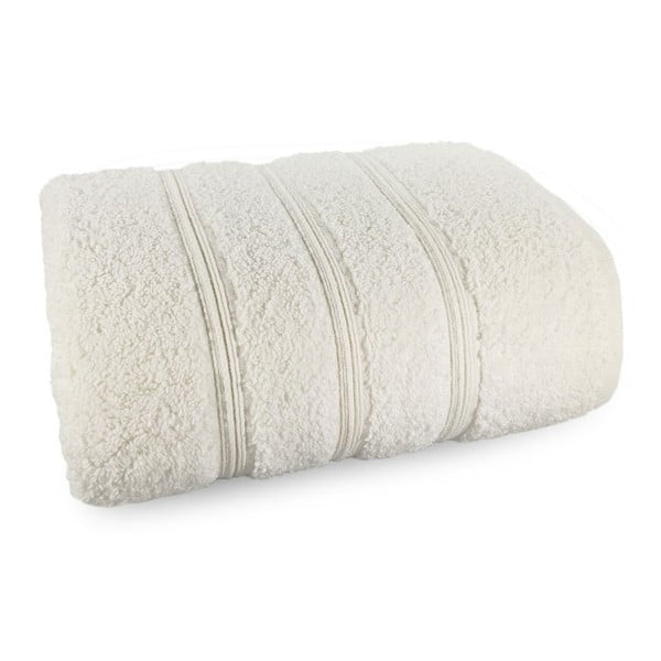 Bílý ručník ze 100% bavlny Marie Lou Majo, 140 x 70 cm