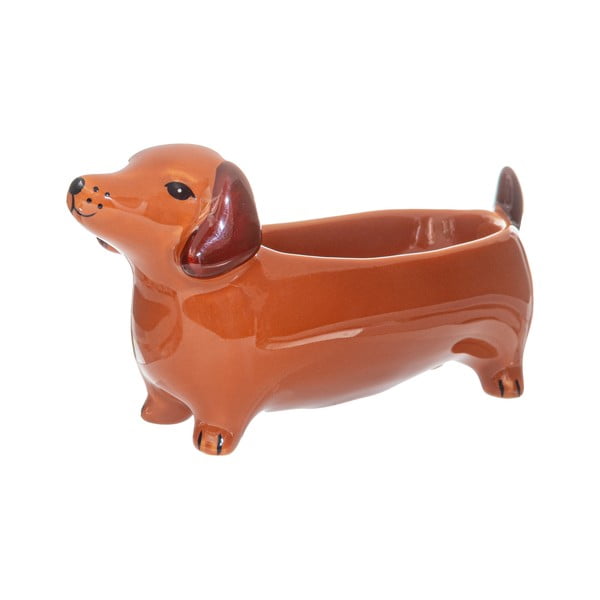 Porcelánová dekorativní mísa 5x14 cm Sausage Dog – Sass & Belle