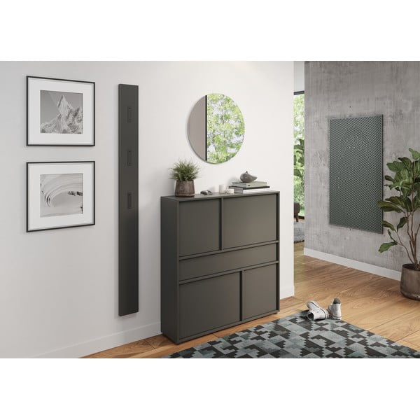 Antracitová skříňka 105x108x25 cm Ameca 2.0 – Germania-image-1