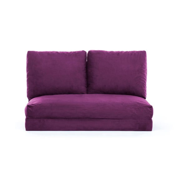 Fialová rozkládací pohovka 120 cm Taida  – Balcab Home